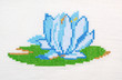 embroidered good by cross-stitch pattern