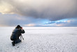 Photographer in work