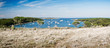 the bay with boats in Kamenjak