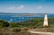 the bay with boats in Kamenjak