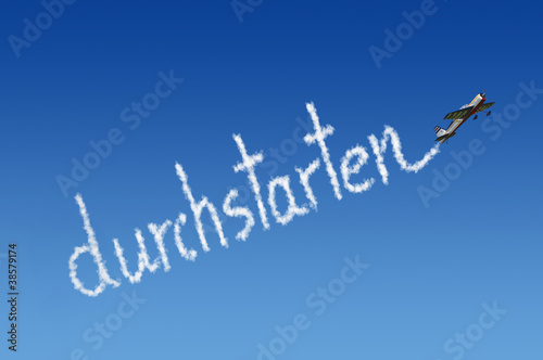 Illustration: durchstarten durchstarten