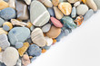 a pile of pebbles isolated a pile of pebbles isolated