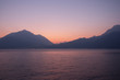 Lake Como, sunset  Perledo