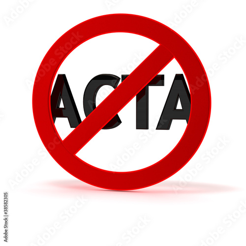 Illustration: ACTA Kritik und Protest SYMBOL ACTA Kritik und Protest SYMBOL