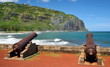 Canons sur La Barachois, La Réunion.