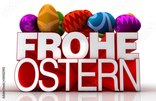 Illustration: frohe ostern frohe ostern