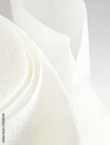 Photo: white paper towel white paper towel
