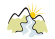 Mountain symbol Mountain symbol