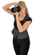 Fotografin bei der Arbeit