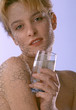 Woman with Dry Skin Drinking Water 01