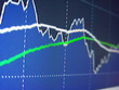 Market graph on a monitor