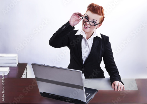 Photo: Businesswoman at work Businesswoman at work