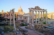 View over the ruins of the Roman Forum