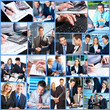 Business people collage.