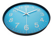 Blue clock face