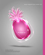 abstract banner in the form of an pineapple abstract banner in the form of an pineapple