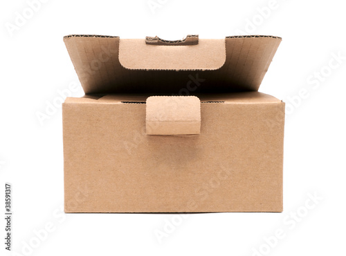 Photo: empty cardboard box empty cardboard box