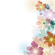 Floral abstract background. Floral abstract background.