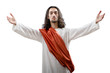 Jesus Christ personifacation isolated on the white Jesus Christ personifacation isolated on the white
