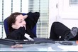 unreliable worker uses her private mobile at Work
