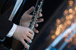 Playing the clarinet