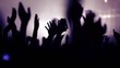 Vidéo : Lot of people clapping at rave party Lot of people clapping at rave party