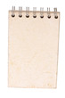 Blank spiral notepad