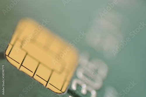 Photo: Macro business chip card Macro business chip card