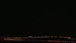 Landung eines Flugzeuges in der Nacht