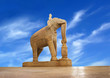 statue in Ranakpur temple, Rajasthan