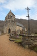 église et cimetière de Laval-sur-Luzège,Corrèze.