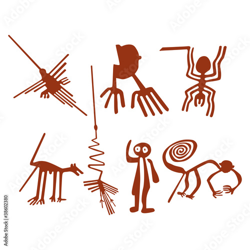 Vector: Nazca Lines Set Nazca Lines Set