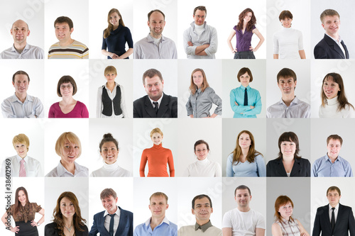 Photo: people collage people collage