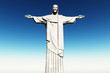 Corcovado Rio Jesus Statue 3D render