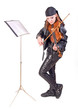 rocker woman with a violin rocker woman with a violin