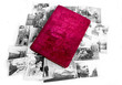 old photo album and black and white photos