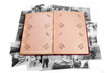 old photo album and black and white photos