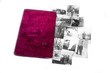 old photo album and black and white photos