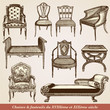 fauteuil XVIII ème et XIXème