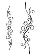 Tattoo, Tribal, Sterne, stars, vector set, black & grey