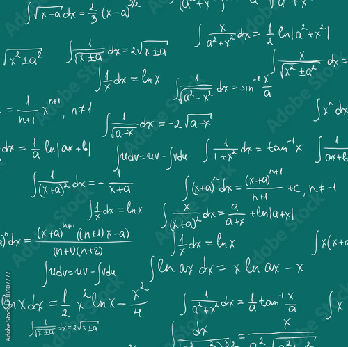 Vector: Maths seamless pattern Maths seamless pattern