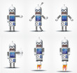 Robot Android Illustration Rocket Robot Android Illustration Rocket
