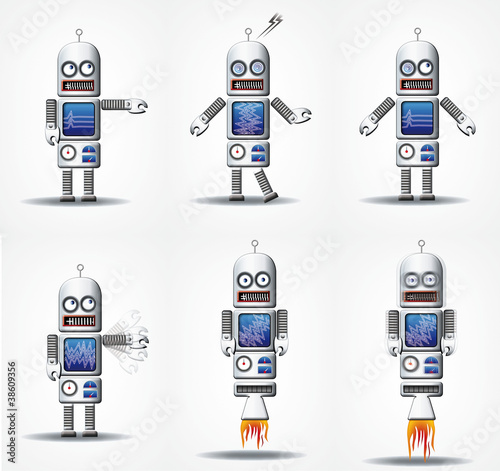 Illustration: Robot Android Illustration Rocket Robot Android Illustration Rocket