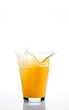 Orange juice splash