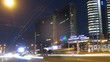 Cars go  in night city