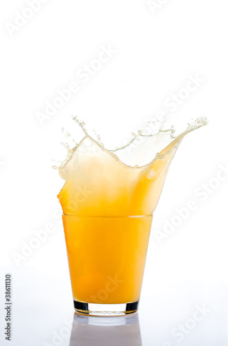 Photo: Orange juice splash Orange juice splash