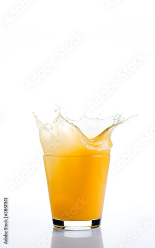 Photo: Orange juice splash Orange juice splash