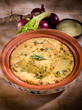 couscous cake with onions