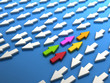 Illustration: Colorful teamwork Colorful teamwork