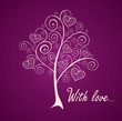 Vintage greeting tree
